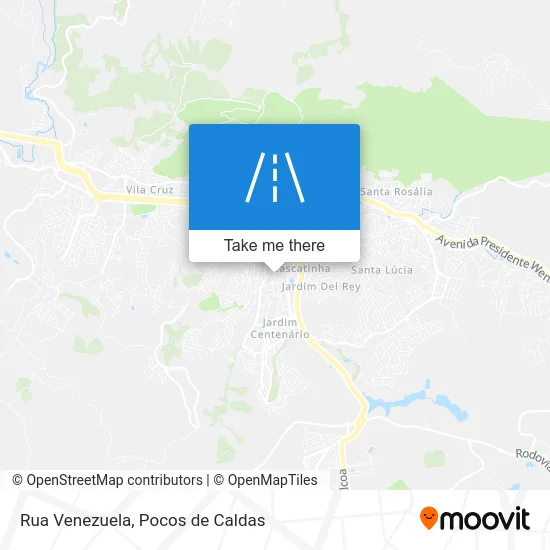 Rua Venezuela map
