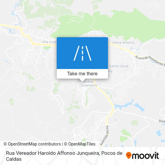 Rua Vereador Haroldo Affonso Junqueira map
