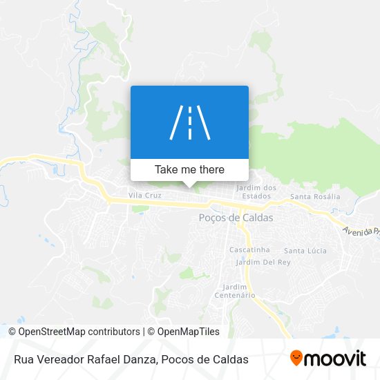 Rua Vereador Rafael Danza map