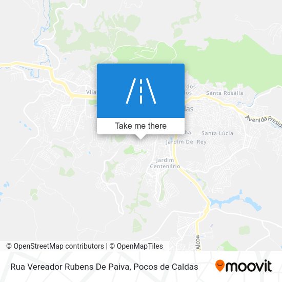 Rua Vereador Rubens De Paiva map
