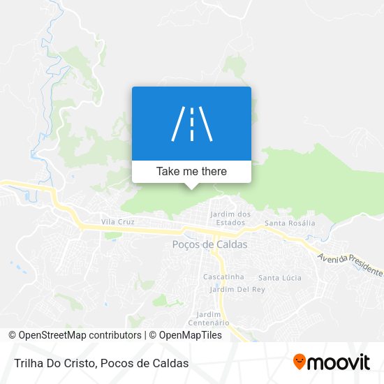 Trilha Do Cristo map