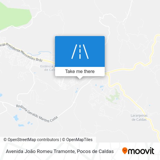 Avenida João Romeu Tramonte map