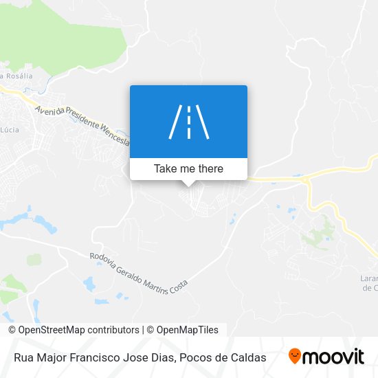 Rua Major Francisco Jose Dias map