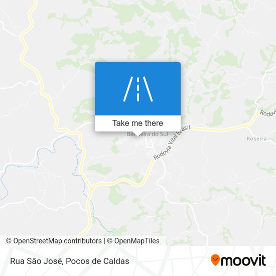 Rua São José map