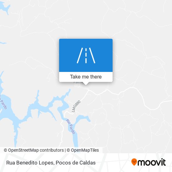 Mapa Rua Benedito Lopes