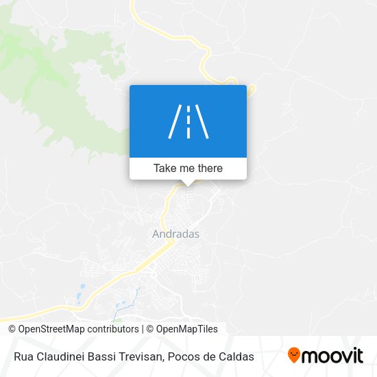 Rua Claudinei Bassi Trevisan map