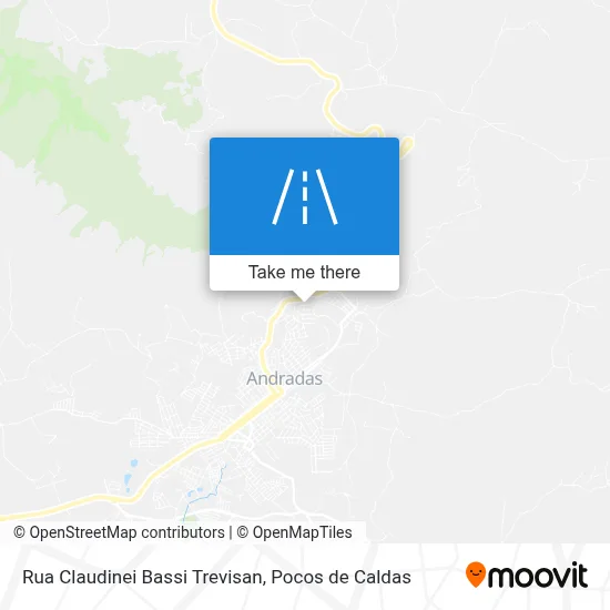Rua Claudinei Bassi Trevisan map