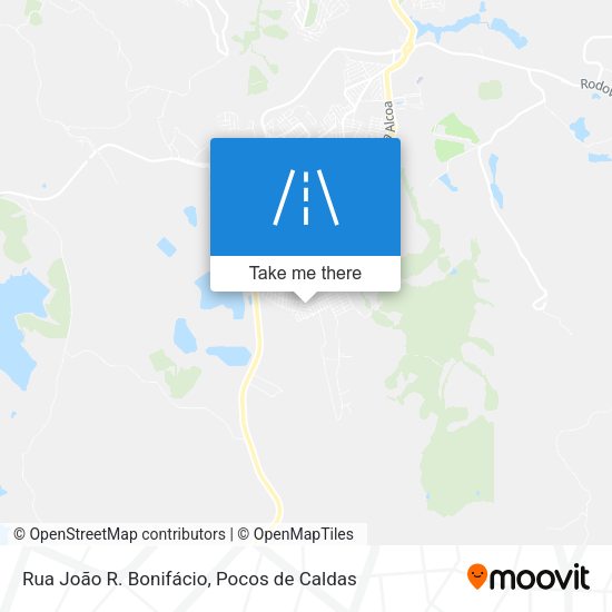 Rua João R. Bonifácio map