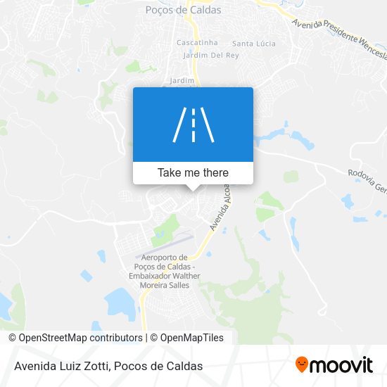 Avenida Luiz Zotti map