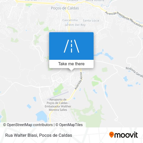 Rua Walter Blasi map
