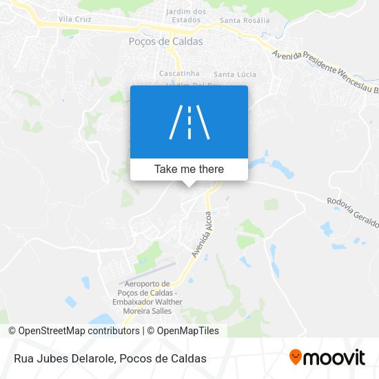 Rua Jubes Delarole map