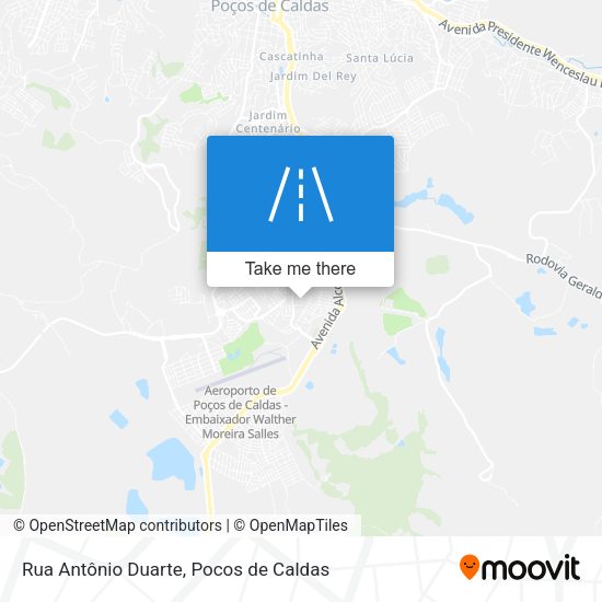 Rua Antônio Duarte map