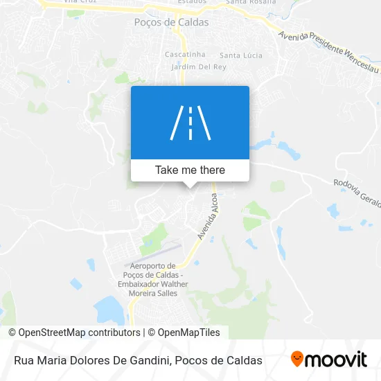 Rua Maria Dolores De Gandini map