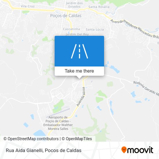 Rua Aida Gianelli map