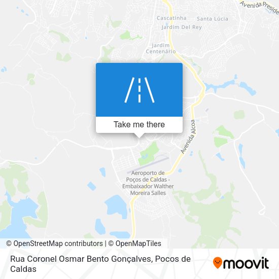 Rua Coronel Osmar Bento Gonçalves map