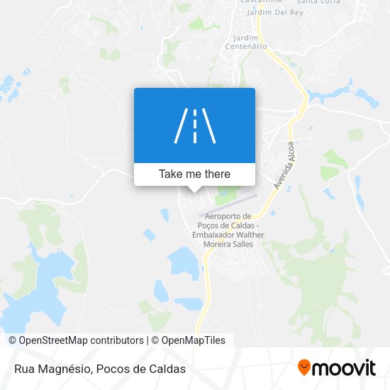 Rua Magnésio map