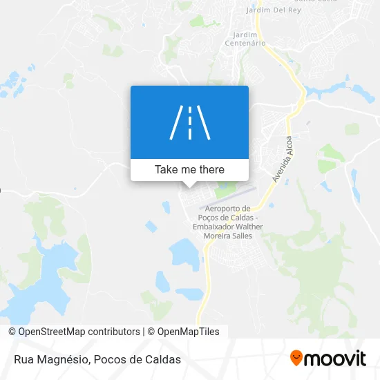 Rua Magnésio map