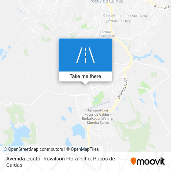 Avenida Doutor Rowilson Flora Filho map