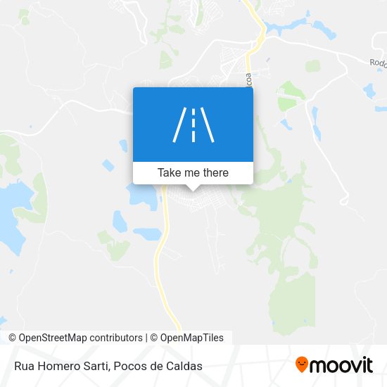 Rua Homero Sarti map