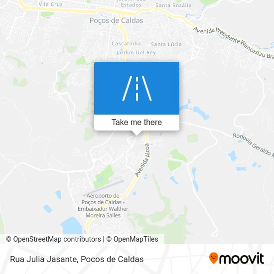 Rua Julia Jasante map