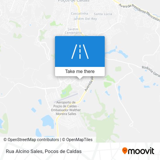Rua Alcino Sales map
