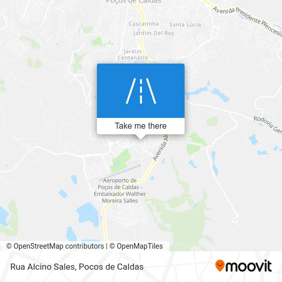 Rua Alcino Sales map