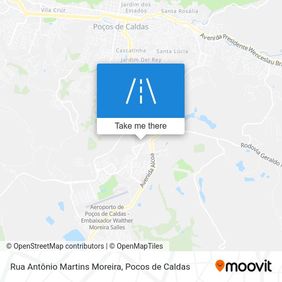 Rua Antônio Martins Moreira map