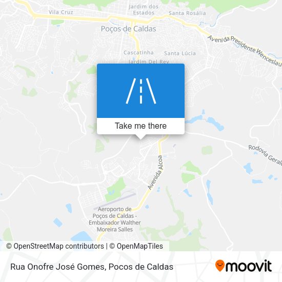 Rua Onofre José Gomes map