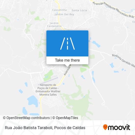 Rua João Batista Taraboli map