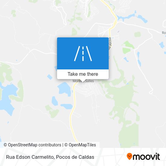 Rua Edson Carmelito map