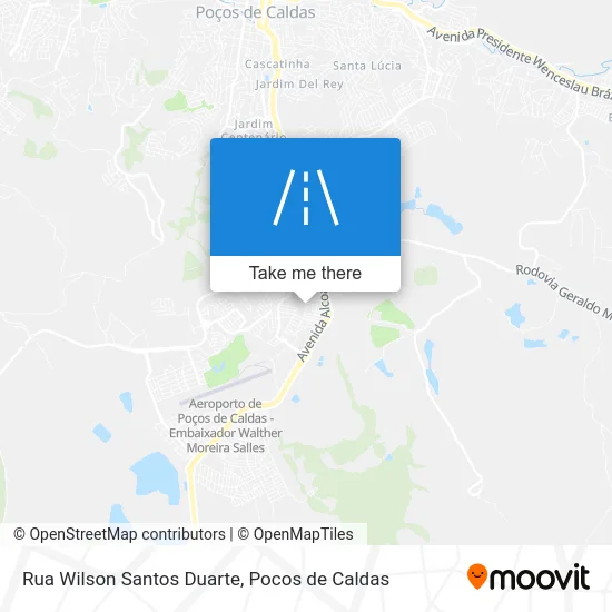Rua Wilson Santos Duarte map