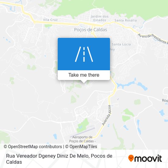 Rua Vereador Dgeney Diniz De Melo map