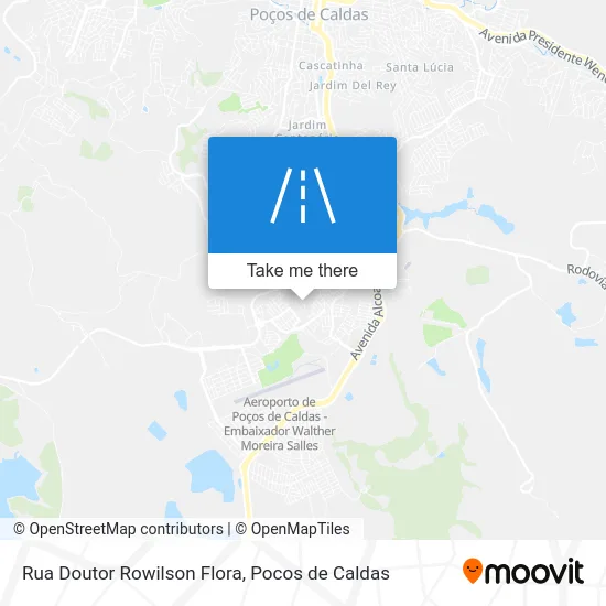 Rua Doutor Rowilson Flora map