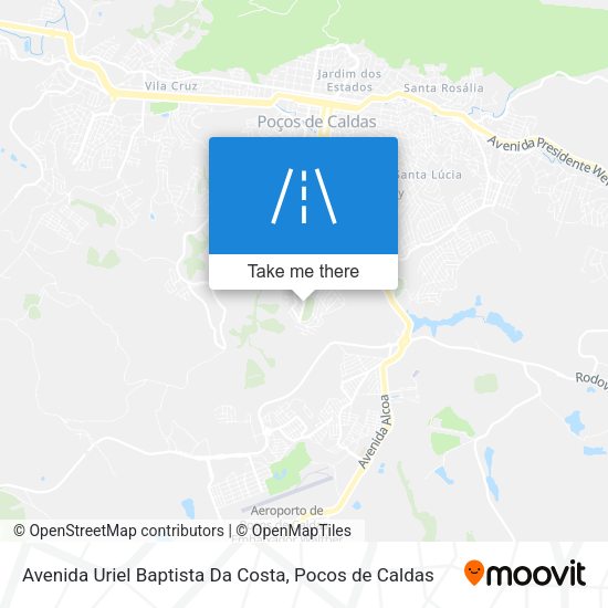Avenida Uriel Baptista Da Costa map