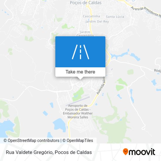 Rua Valdete Gregório map