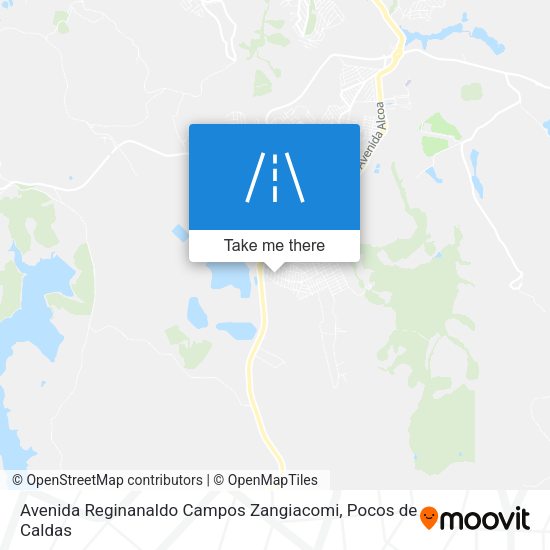 Avenida Reginanaldo Campos Zangiacomi map