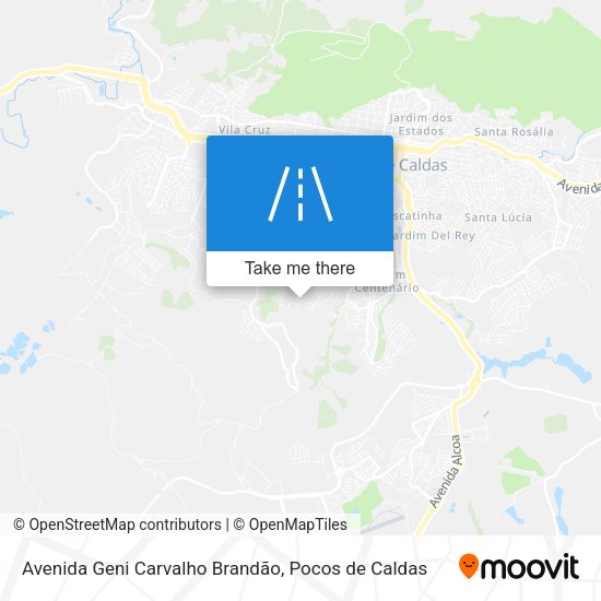 Avenida Geni Carvalho Brandão map