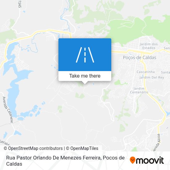 Rua Pastor Orlando De Menezes Ferreira map
