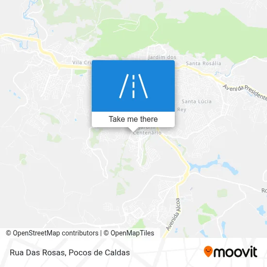 Rua Das Rosas map