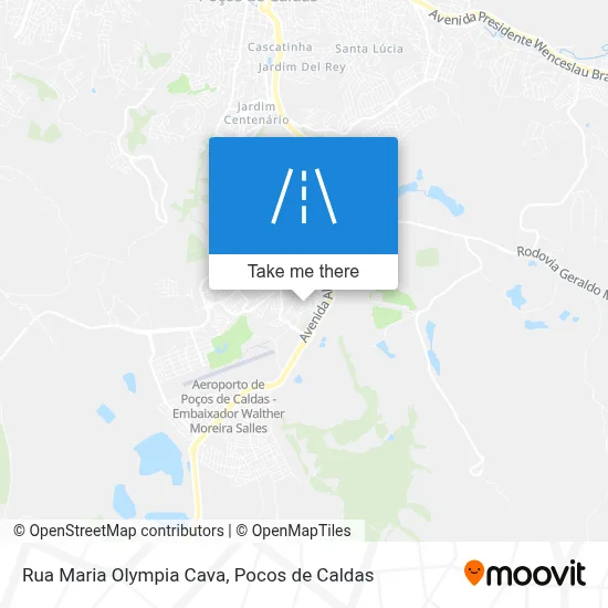 Rua Maria Olympia Cava map