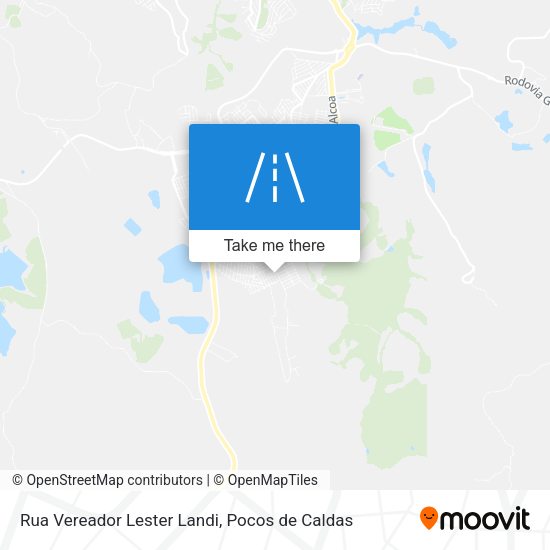 Rua Vereador Lester Landi map
