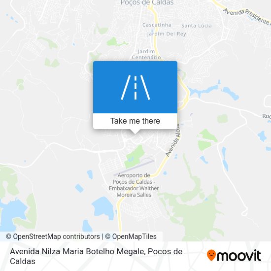 Avenida Nilza Maria Botelho Megale map