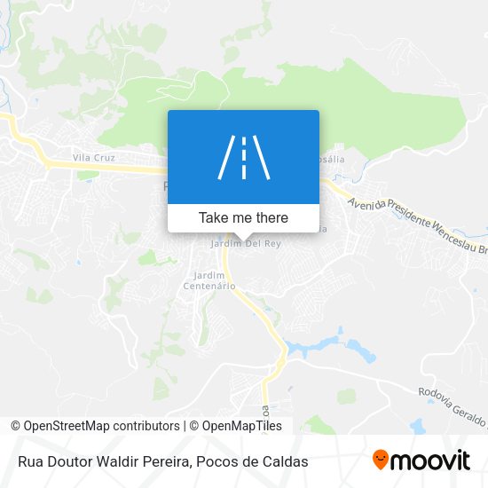 Rua Doutor Waldir Pereira map