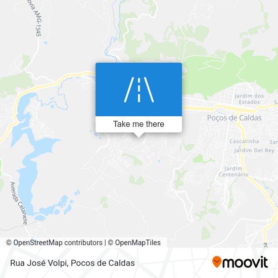 Rua José Volpi map