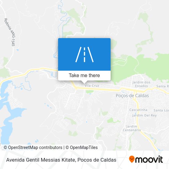 Avenida Gentil Messias Kitate map