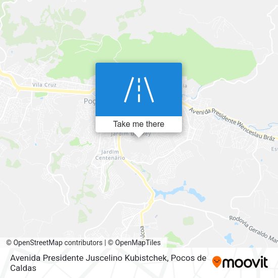 Avenida Presidente Juscelino Kubistchek map