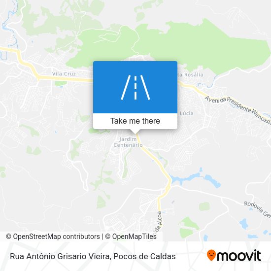 Rua Antônio Grisario Vieira map