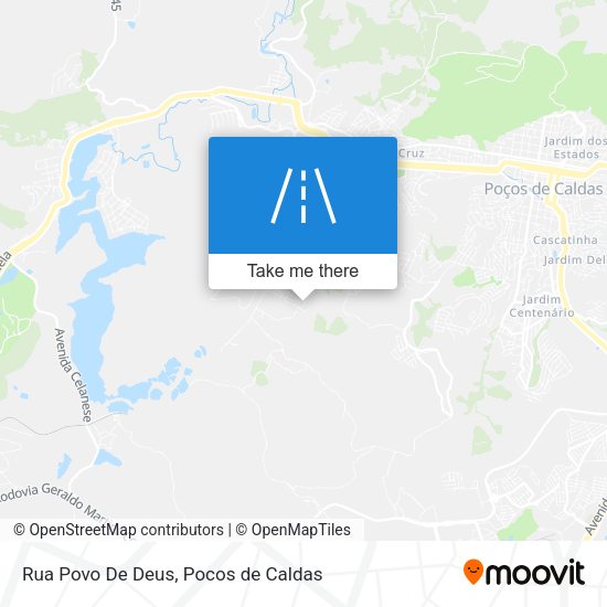 Rua Povo De Deus map