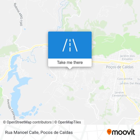 Rua Manoel Calle map