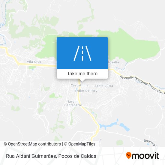 Rua Aldani Guimarães map